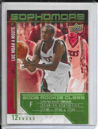 Luc Mbah A Moute 2009-10 UD First Edition Sophomore Sensations #SS-LM