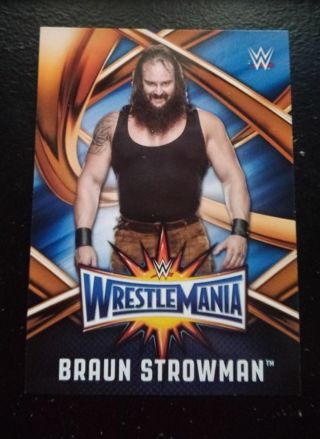 Braun Strowman trading card