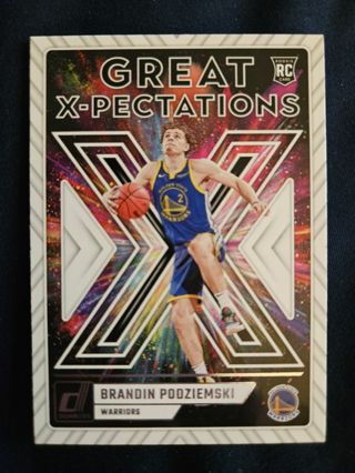 2023-24 Donruss Great X-Pectations Brandon Podziemski