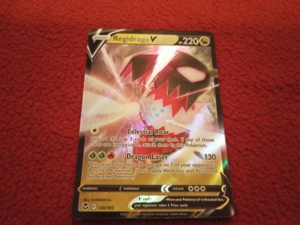 POKEMON SILVER TEMPEST REGIDRAGO V CARD #415