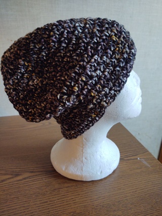 Hand Crocheted Slouch Hat 