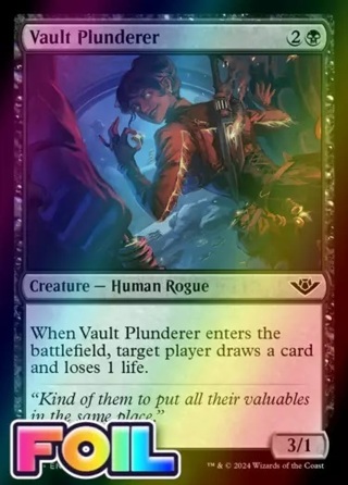 Vault Plunderer OTJ MTG 114 FOIL COMMON M/NM