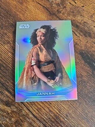 2020 Star Wars Chrome Jannah Holo card