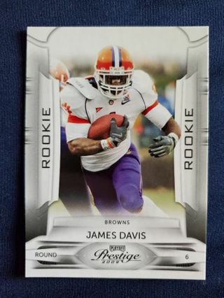 2009 Panini Prestige Rookie James Davis