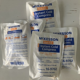 Brand new lot of 5 instant cold compress pack