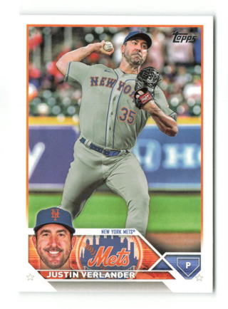 2023 Topps Series 2 Justin Verlander #425 New York Mets Baseball Card