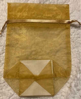 Gold Organza Bag