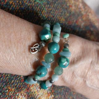 Carolyn Pollack turquoise wrap bracelet