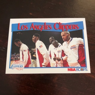 1991-92 NBA Hoops - [Base] #285 Los Angeles Clippers Team