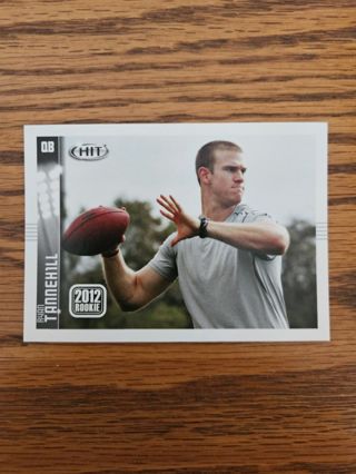 2012 Sage Hit Football card.