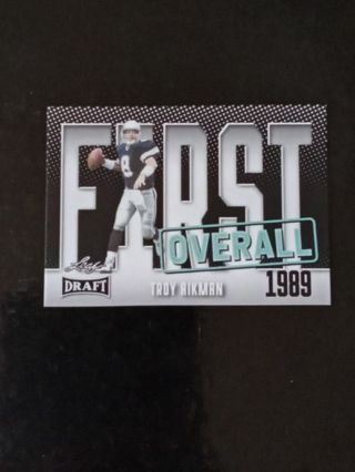 Dallas Cowboys Troy Aikman Insert Football Card