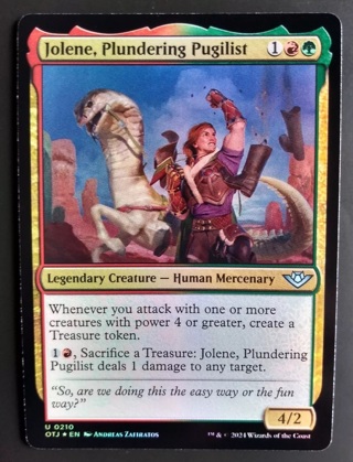 MTG Thunder Junction - Jolene, Plundering Pugilist - Foil