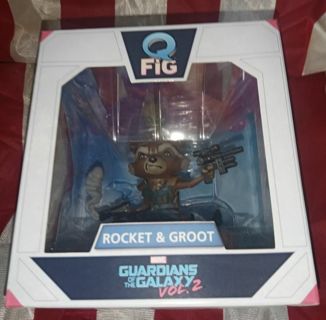 Rocket and Groot Loot Crate Exclusive Q Fig - mint in box