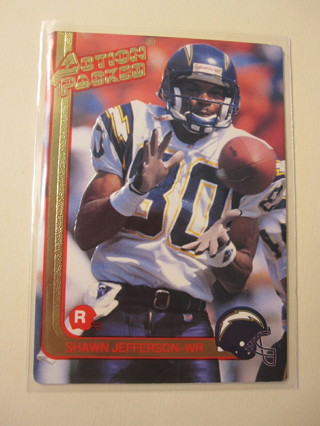 1991 Action Packed Football Card #47: Shawn Jefferson