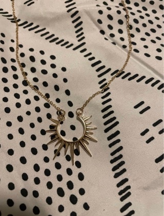 New Retro Sunburst Necklace