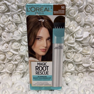 L'Oreal Paris Magic Root Rescue Permanent Hair Color, 5G Medium Golden Brown