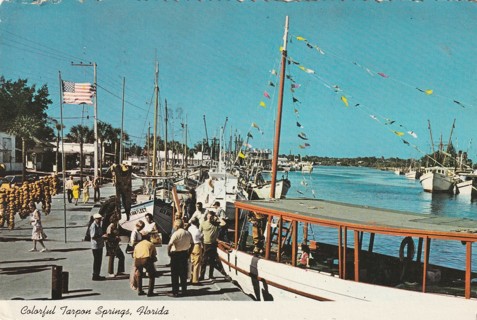 Vintage Used Postcard: Tarpon Springs, FL