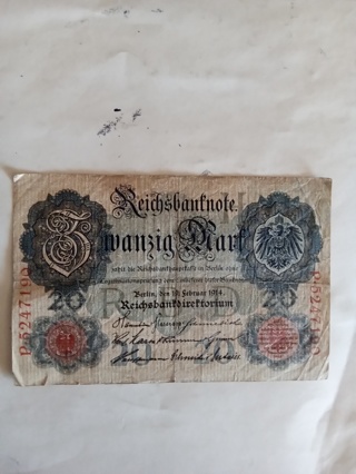 1# German Banknote *1914