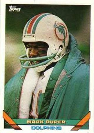 Mark Duper 1993 Topps Miami Dolphins