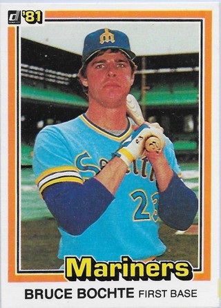 1981 Donruss #403 Bruce Bochte Seattle Mariners