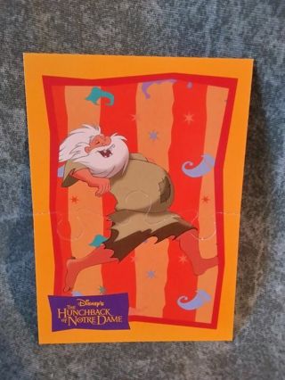 Hunchback of Notre Dame 2pc Puzzle Trading Card #65