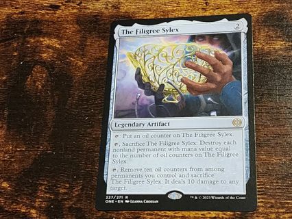 Magic the gathering mtg The Filigree Sylex Phyrexia All Will be one