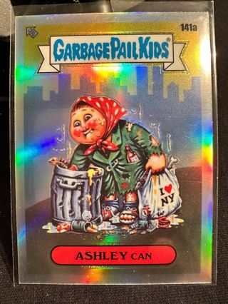 2021 Topps Chrome Garbage Pail Kids REFRACTOR Series 4 Ashley Can #141A