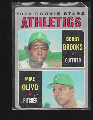 1970 TOPPS BOBBY BROOKS ROOKIE #