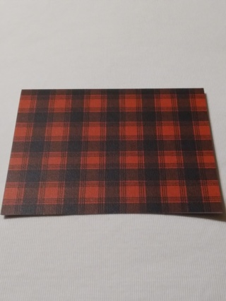 Holiday Plaid Notecard & Envelope