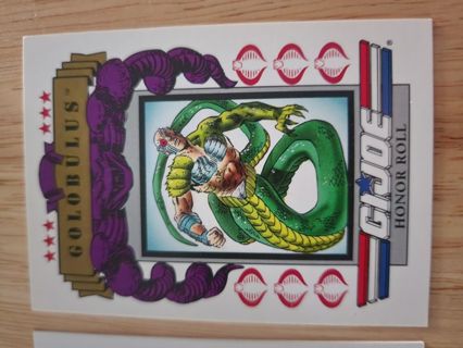 G I Joe trading card #178