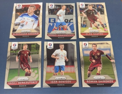 2016 Panini Prizm euro soccer lot