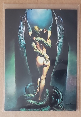 1992 Boris Vallejo Series 2 Fantasy Art Trading Card #12 Vampire's Kiss