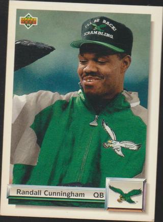 Randall Cunningham 1992 Upper Deck #G35 Gold Philadelphia Eagles