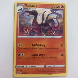 Pokemon trading card: Salazzle