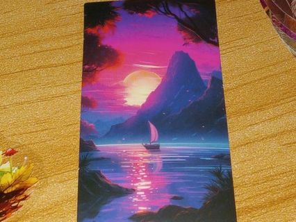 Beautiful new one vinyl lap top sticker no refunds regular mail very nice quality