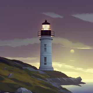 Listia Digital Collectible: Carquinez Strait Lighthouse