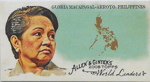 2008 Topps Allen and Ginter Mini World Leaders #WL35 Gloria Macapagal-Arroyo