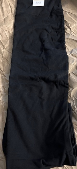 New: Calf Length Terra& Sky Cottony Soft Fitted Black Capris Size 4x (28W-30W) w/Elastic Waistband 