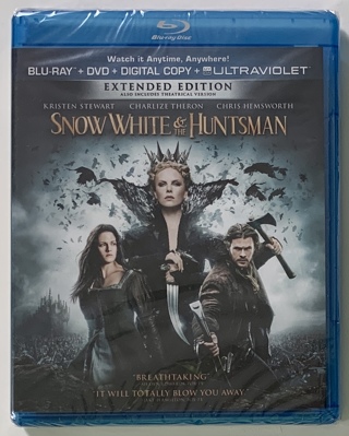 Snow White & The Huntsman Extended Edition (Blu-Ray/DVD Combo + Digital) - New Factory Sealed