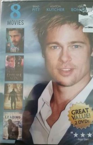 Eight Movies ~ Classics ~ Brad Pitt, Ashton Kucher, Nicole Kidman, Michelle Pfeiffer, Kathy Bates