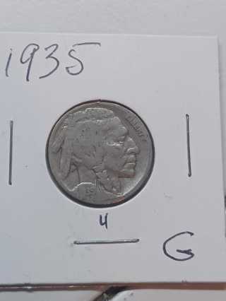 1935 Buffalo Nickel! 35.4