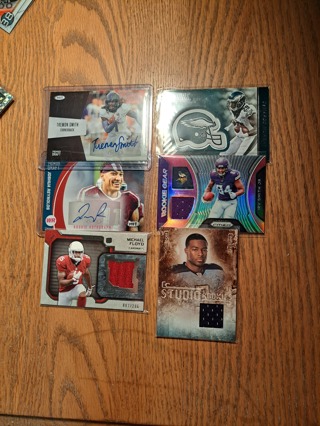 *NFL* Lot of 6 Auto/Patch/#ed Jersey Relics