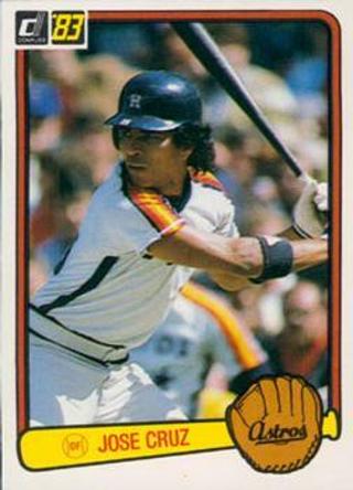 Jose Cruz 1983 Donruss Houston Astros