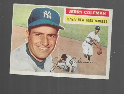 1956 TOPPS JERRY COLEMAN #316