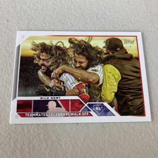 2023 Topps Series 1 - [Base] - #303 - Wild West (Teammates Celebrate Walk Off)