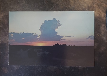 Texas Sunset In The Southwest Postcard 