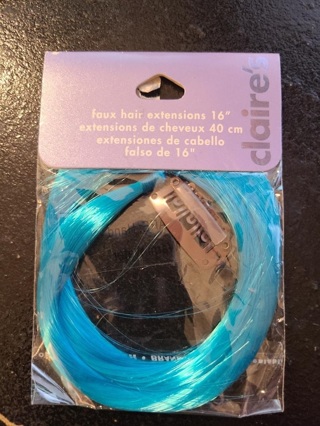 Blue Hair Extension