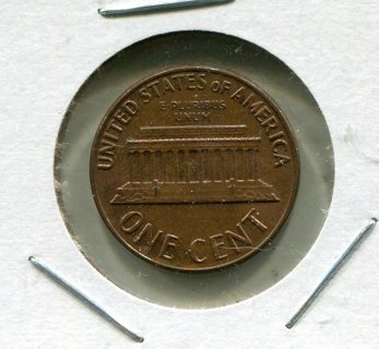 1969 D Lincoln Cent "Floating Roof" Variety