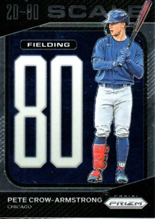 2023 Panini Prizm Pete Crow Armstrong 20-80 Scale