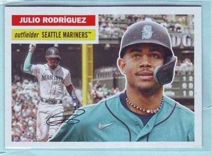 2023 Topps Archives Julio Rodriguez Baseball Card # 94 Mariners